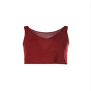 Spring Solid Color Knit Sling V-neck Sleeveless Vest, Size: One Size( Jujube Red)