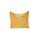 Spring Solid Color Knit Sling V-neck Sleeveless Vest, Size: One Size( Earthy Yellow)