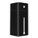 Ultrasonic Air Humidifier USB Essential Oil Aroma Diffuser LED Night Light Spray Mist Purifier, 1000ml(Black)