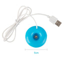 Donut Shape Mini USB Air Humidifier Aroma Diffuser Purifier(White)