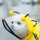 Pet Cartoon Pattern Waterproof All-inclusive Four-leg Raincoat, Size:L(Yellow Bee)