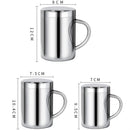 304 Stainless Steel Double Insulation Coffee Drink Milk Water Mugs Durable Drinking Cup with Lid 400ml