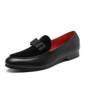 Bowknot Wedding Dress Male Flats Gentlemen Casual Shoes, Shoe Size:47(Black)