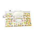 10 PCS Portable Pouch Clutch Outdoor Carrying Bag Reusable Refillable EVA Towel Slim Paper Wet Wipe Bag, Size: 22.3x13.5+2.5cm(Leaves)