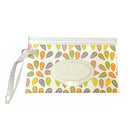 10 PCS Portable Pouch Clutch Outdoor Carrying Bag Reusable Refillable EVA Towel Slim Paper Wet Wipe Bag, Size: 22.3x13.5+2.5cm(Leaves)