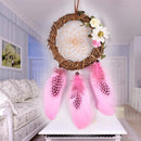 Creative Grass Woven Flower Embellishment Dream Catcher Home Decoration