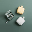 Medicine Packaging Box Portable Portable Storage Box Small Medicine Box(Green)