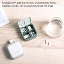 Medicine Packaging Box Portable Portable Storage Box Small Medicine Box(Green)