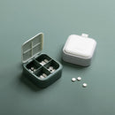 Medicine Packaging Box Portable Portable Storage Box Small Medicine Box(Green)