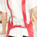 Waterproof Oil Proof Soft Leather Thick Wear-resistant Men and Women Overalls Apron(Black)