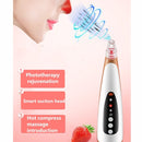 Electric Pore Cleaning Instrument Hot Compress To Export Acne Removing Blackhead Beauty Instrument(Black)