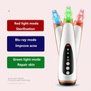Electric Pore Cleaning Instrument Hot Compress To Export Acne Removing Blackhead Beauty Instrument(Black)