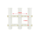 BEST METAL Three-Barrel Plastic Fishing Rod Holder Boat Kayak Fishing Rod Holder(48mm)