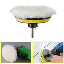 7 in 1 Buffing Pad Set Thread Auto Car Polishing Pad Kit for Car Polisher, Size:4 inch