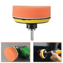 7 in 1 Buffing Pad Set Thread Auto Car Polishing Pad Kit for Car Polisher, Size:4 inch