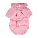 Dog Clothes Pet Pajamas Dog simulation Silk Pajamas, Size:M(Pink)