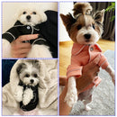 Dog Clothes Pet Pajamas Dog simulation Silk Pajamas, Size:L(White)