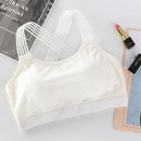 Beauty Back Cross Strapless Anti-Glare Tube Top, Size: One Size(White)