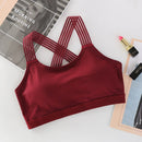 Beauty Back Cross Strapless Anti-Glare Tube Top, Size: One Size(Wine Red)