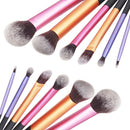 3 Set Makeup Brushes Set Cosmetic Eyeshadow Powder Foundation Blush Lip Brush
