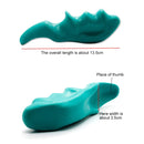 2 PCS Thumb Massager Protector Tool Portable Foot Massage Tool Foot Care Tool(Green)