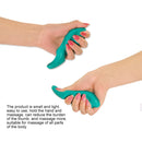 2 PCS Thumb Massager Protector Tool Portable Foot Massage Tool Foot Care Tool(Green)