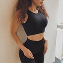 3 PCS Women Fitness Thicken Sports Bra Running Breathable Vest, Size:XL(Black)