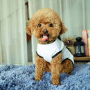 Pet Clothes Dog Love Pattern Vest Dog Clothes, Size:XL(White)