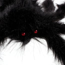 2 PCS Creative Halloween Party Black Plush Spider Decoration, Size:30cm