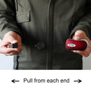 Mini Computer Mouse Retractable USB Cable Optical Ergonomic1600 DPI Portable Small Mice for Laptop(Red)