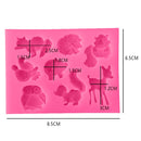 Animals Silicone Mold Cake Decorating Tools Pastry Baking Chocolate Soap Mold