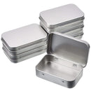 11.5x8.5x2.2cm Rectangular Metal Storage Box Tinplate Business Card Storage Box(Flat Cover)