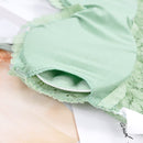Sexy Lace Sling Beauty Strap Chest Pad Wrapped Chest, Size: One Size(Wine Red)