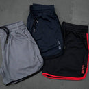 Summer Running Shorts Men Sport Jogging Fitness Shorts Quick Dry Men Gym Shorts, Size:L(Navy Blue)