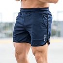 Summer Running Shorts Men Sport Jogging Fitness Shorts Quick Dry Men Gym Shorts, Size:XL(Gray)
