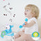 Children Retro Cartoon Telephone Early Education Story Machine Simulation Telephone Toy(Blue)