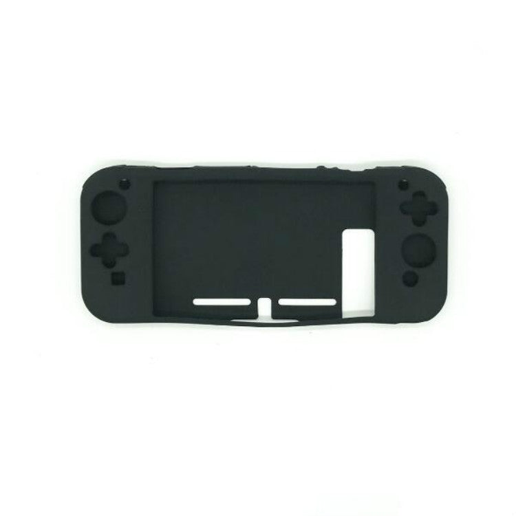 Silicone Protection Case All-inclusive Rubber Cover for Switch Game Console(Black)
