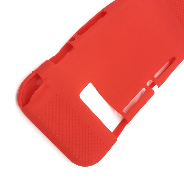 Silicone Protection Case All-inclusive Rubber Cover for Switch Game Console(Red)