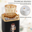 Mini Multifunction Kids Washing Machine Toy Beauty Sponge Brushes Washer(Pink)