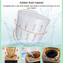 Mini Multifunction Kids Washing Machine Toy Beauty Sponge Brushes Washer(Pink)