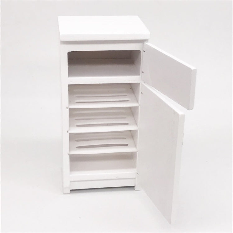 1:12 Doll House Mini Kitchen Model Refrigerator(White )
