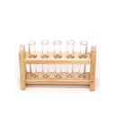 3 Sets 1:12 mini Doll House Dollhouse Iaboratory Glass Tube Test Tube Rack Miniature Food Play Scene Model