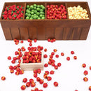 30 PCS / 3 Packs 1:12 Mini Doll House Kitchen Miniature Food Play Decoration Fruit Apple(Red)
