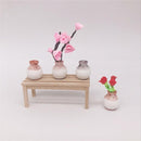 3 PCS / Set 1:12 Mini Doll House Scene Decoration Simulation Vases