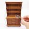1:12 Mini House Toy Simulation Chicken Hair Brush(Gray)