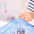 Lace Folding Dish Cover Mesh Cover Dish Dust-proof Printing Food Cover Fly-proof Cover Food Cover Random Color Delivery
