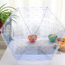 Lace Folding Dish Cover Mesh Cover Dish Dust-proof Printing Food Cover Fly-proof Cover Food Cover Random Color Delivery
