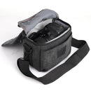 Universal DSLR Camera Shoulder Bag Canvas Photo Handbag, External size: 19 x 17 x 10mm(Red)