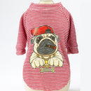 Pet Clothing Dog Vest Cool T-shirt, Size:M(Red)