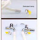 2 PCS 18mm Diameter Plastic Drain Pipe Water Outlet Extension Hose with Clamp for Semi-automatic Washing Machine / Air Conditioner, Size:2m Length